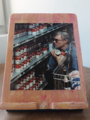 Designobjekt "Andy Warhol" Tablet-Halter von Art Russi