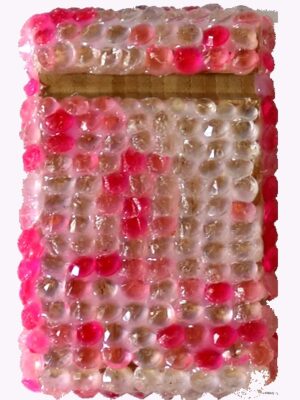 Designobjekt "White-Pink Structure" Smartphone-Halter von Art Russi